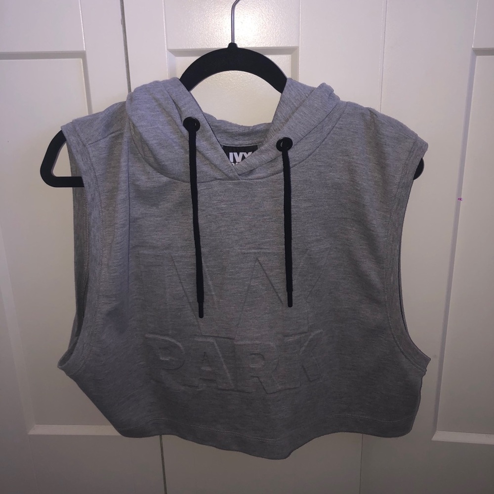 IVY PARK Cropped Tank Hoodie